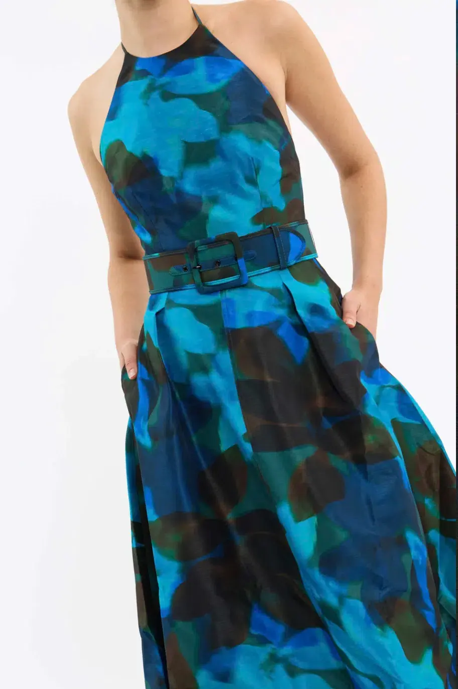 Rebecca Vallance Night Shade Gown Print Size 4  - Image 4