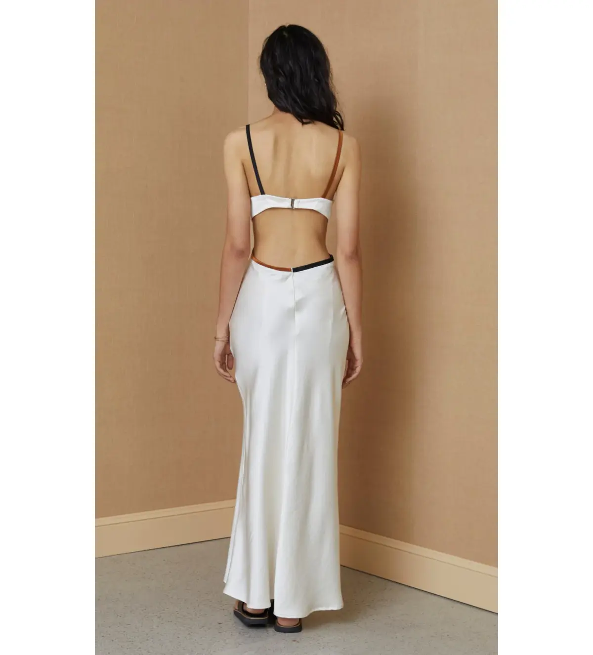 Bec & Bridge Toi Et Moi Midi Dress White Size 8  - Image 3