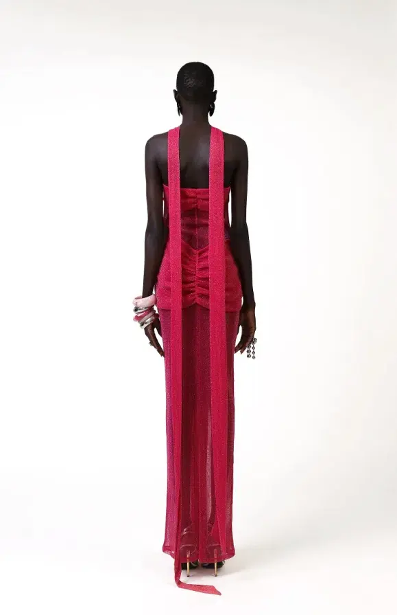 Khanums Kesca Maxi Gown Pink Size S / 8 - Image 5