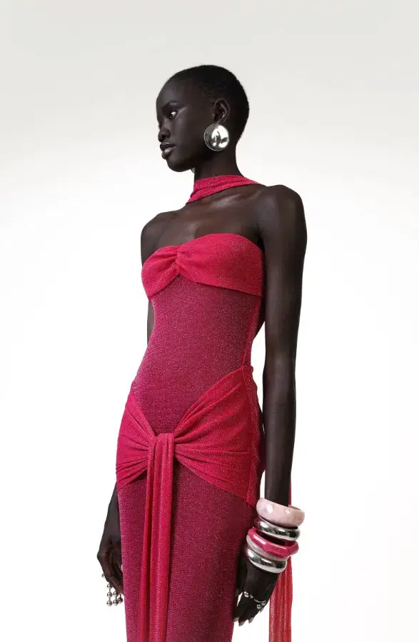 Khanums Kesca Maxi Gown Pink Size S / 8 - Image 2