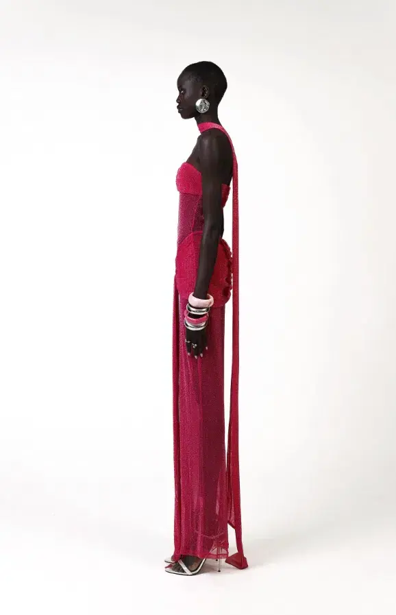 Khanums Kesca Maxi Gown Pink Size S / 8 - Image 4