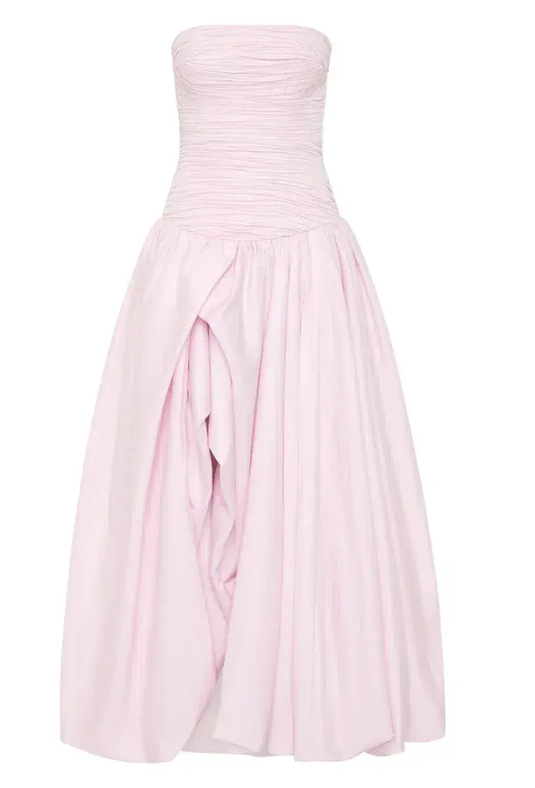 Aje Violette Bubble Hem Maxi Dress Pastel Pink Size 8 - Image 4
