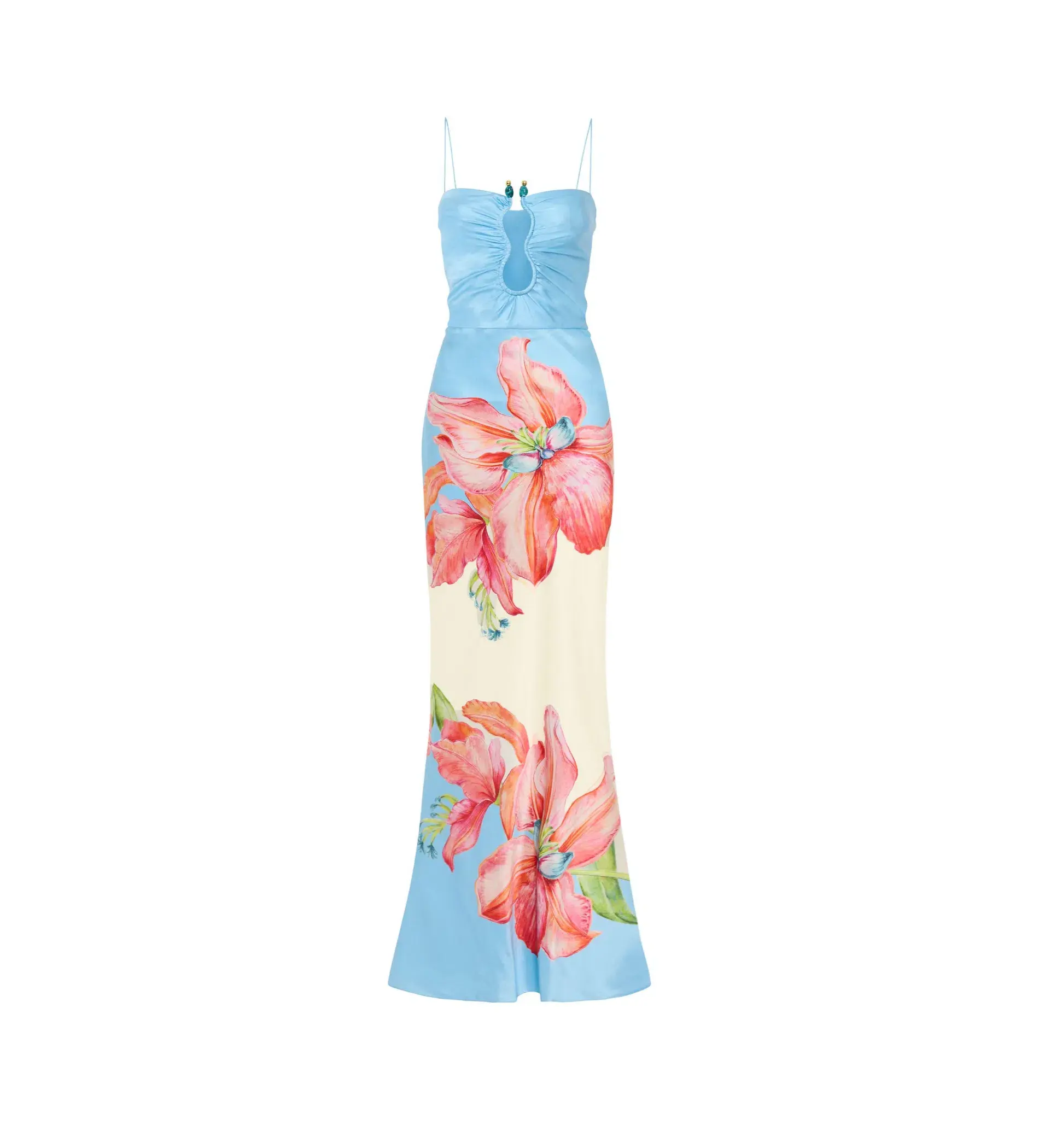 Rebecca Vallance Orchid Oasis Strap Gown Floral  Size 6 - Image 2