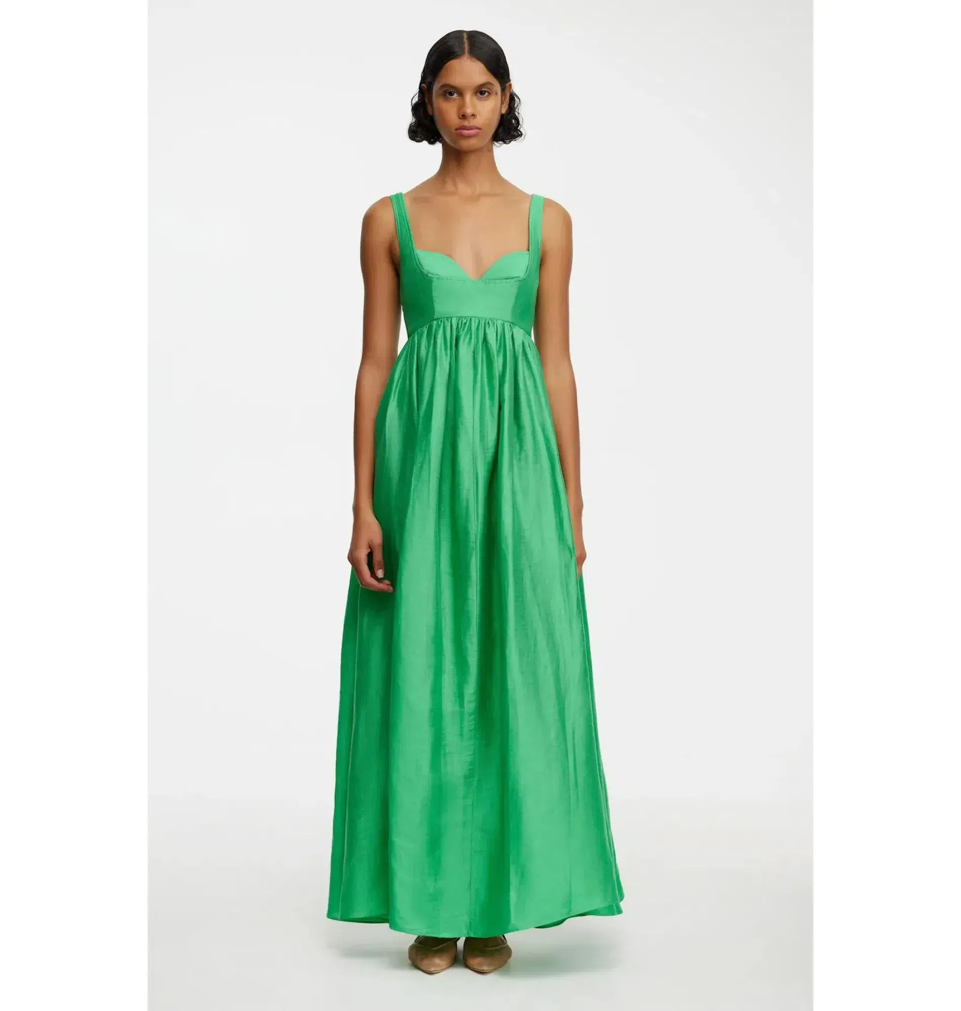 Acler Sandgate Maxi Dress Shamrock Green Size AU 10 - Image 1