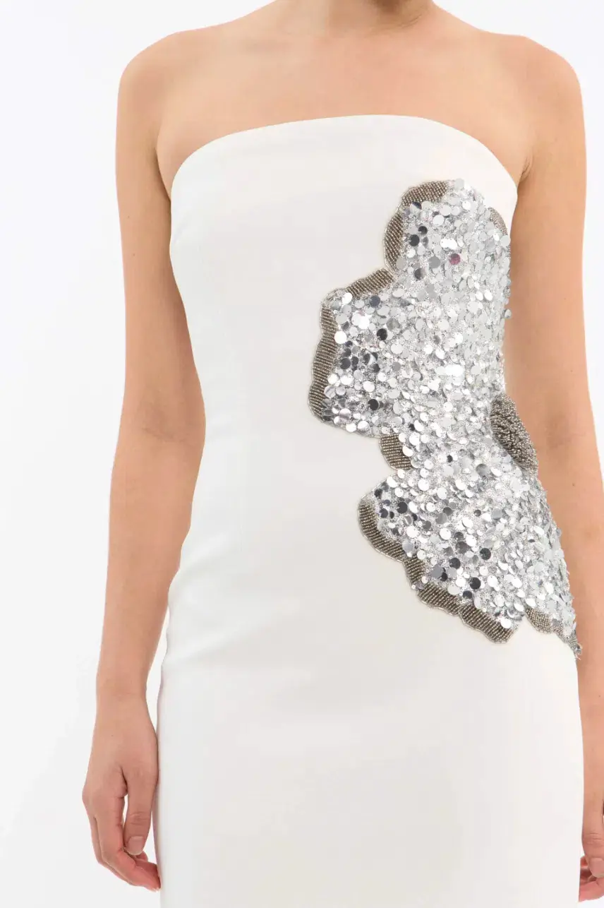 Rebecca Vallance Layana Gown White Size AU 10 - Image 3