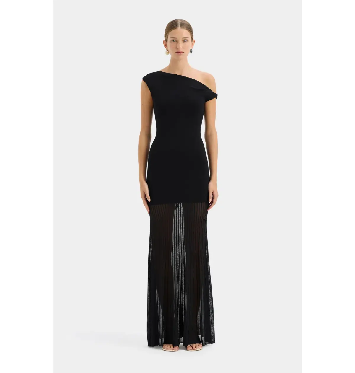 Sir The Label Indigo Twist Maxi Dress Black Size 1 / AU 8  - Image 1