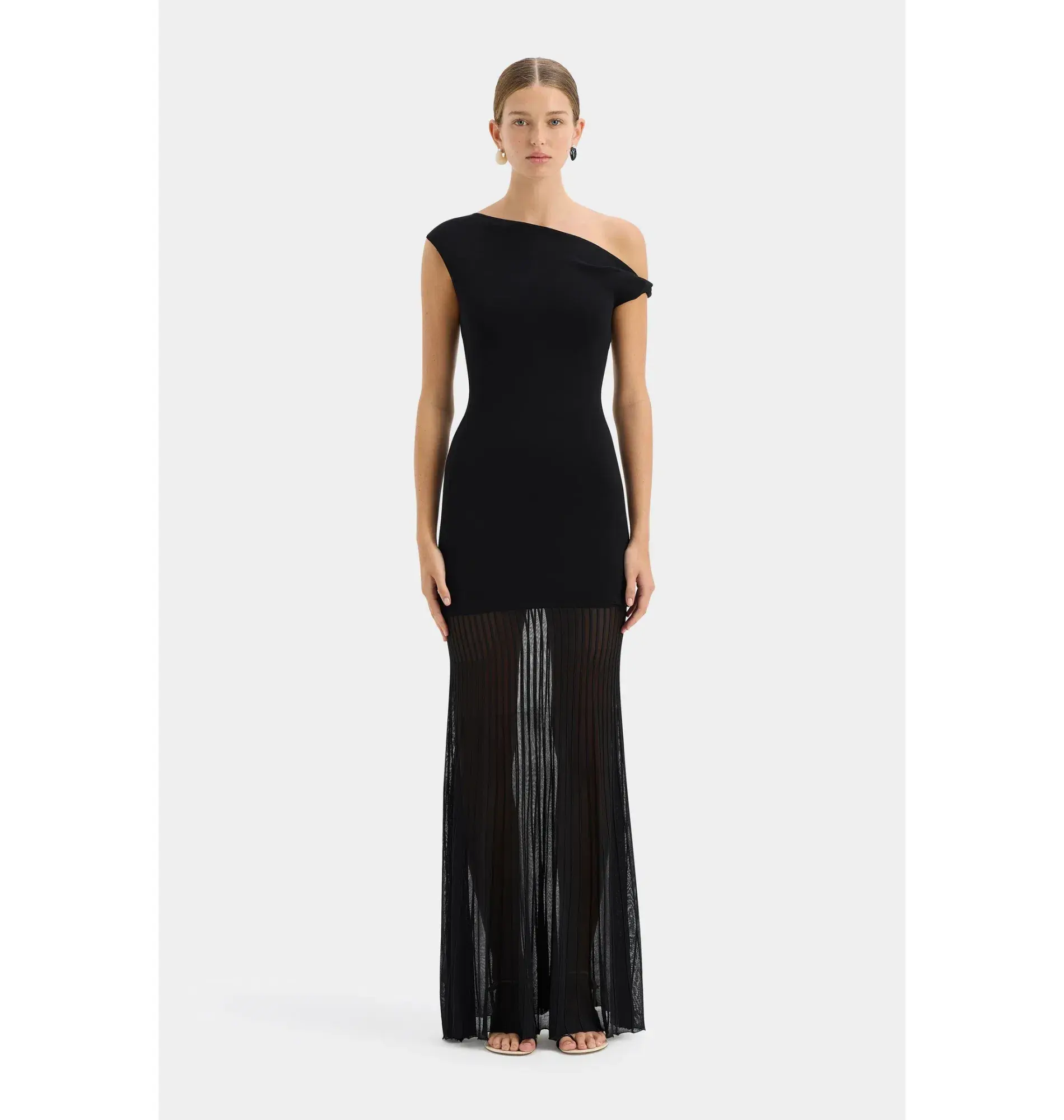 Sir The Label Indigo Twist Maxi Dress Black Size 1 / AU 8  - Image 1