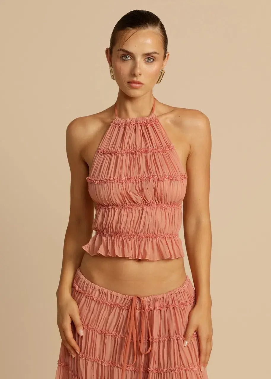 Arcina Ori Juliette Halter Set Peach Size S / AU 6-10 - Image 6