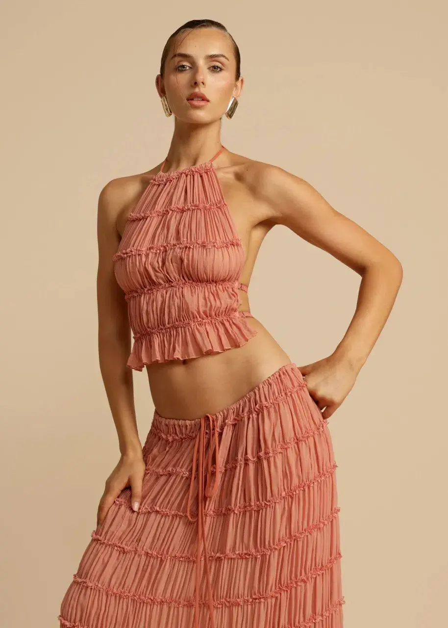Arcina Ori Juliette Halter Set Peach Size S / AU 6-10 - Image 7