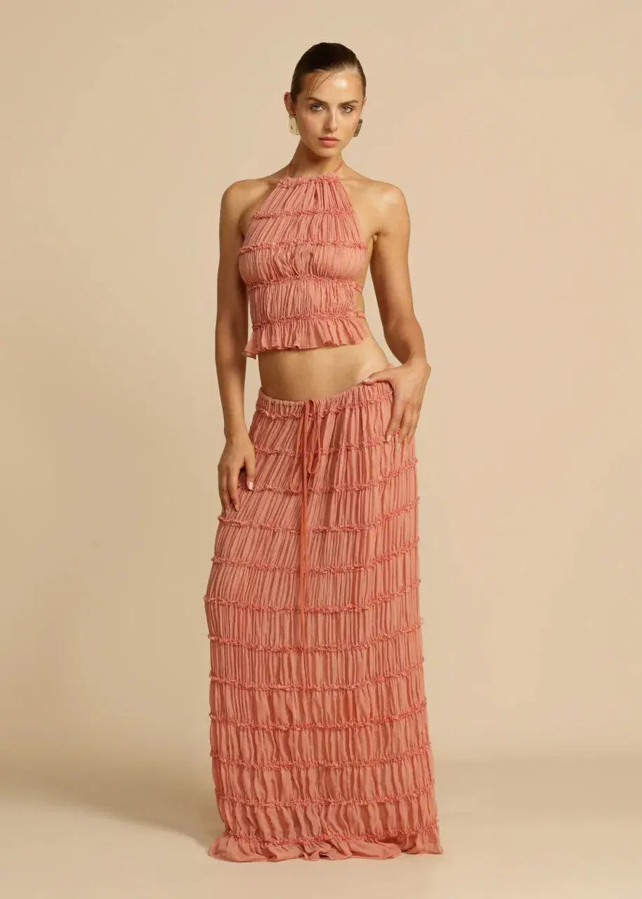 Arcina Ori Juliette Halter Set Peach Size S / AU 6-10 - Image 1