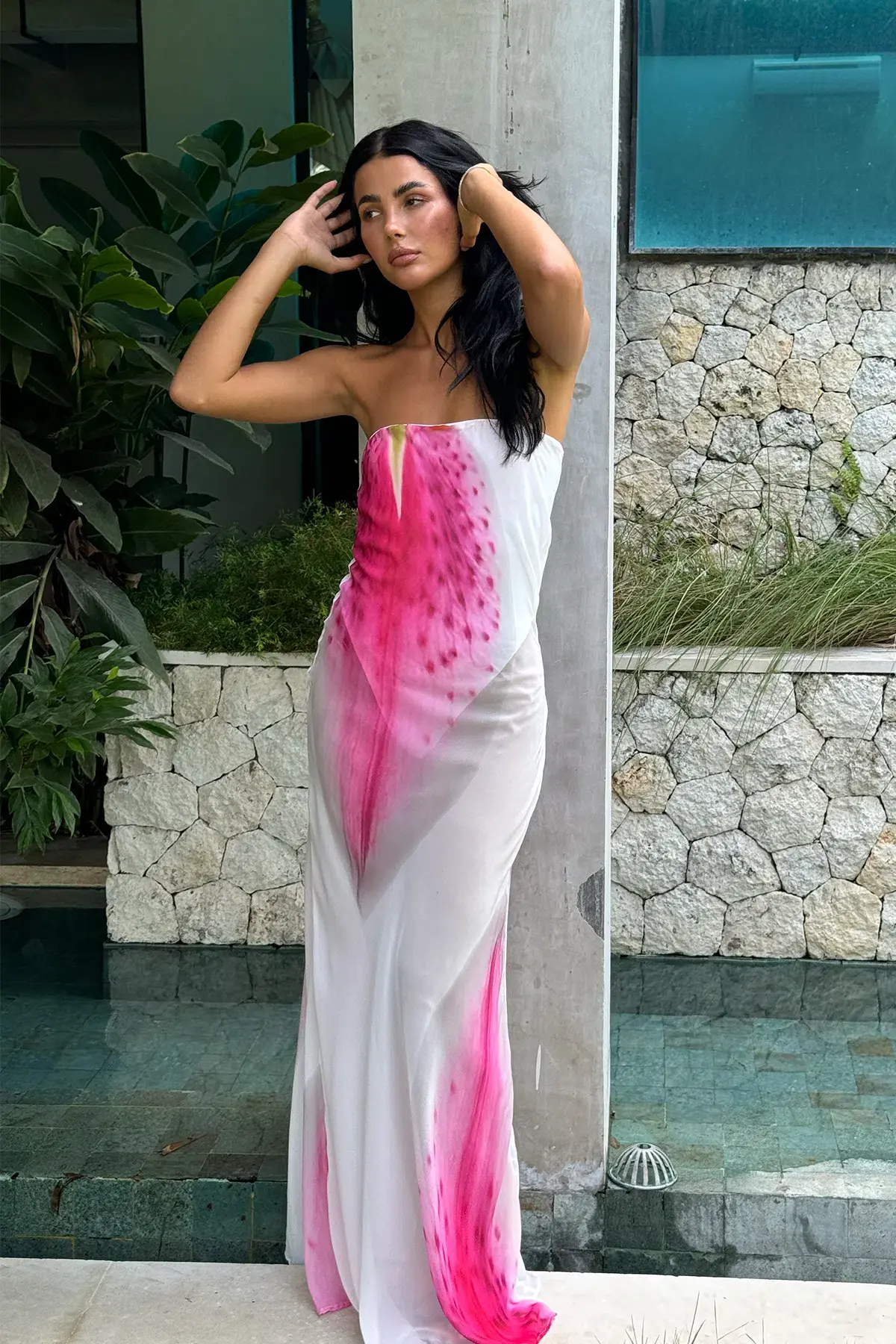 HNTR The Label Alessia Maxi Dress Lillie Size 10 - Image 1