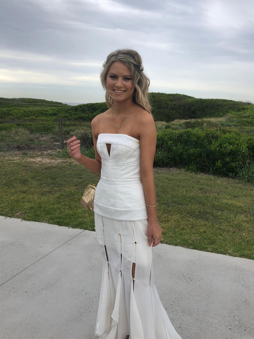 Sass & Bide Sky Dance White Dress Size 6 for rent on The Volte - main image