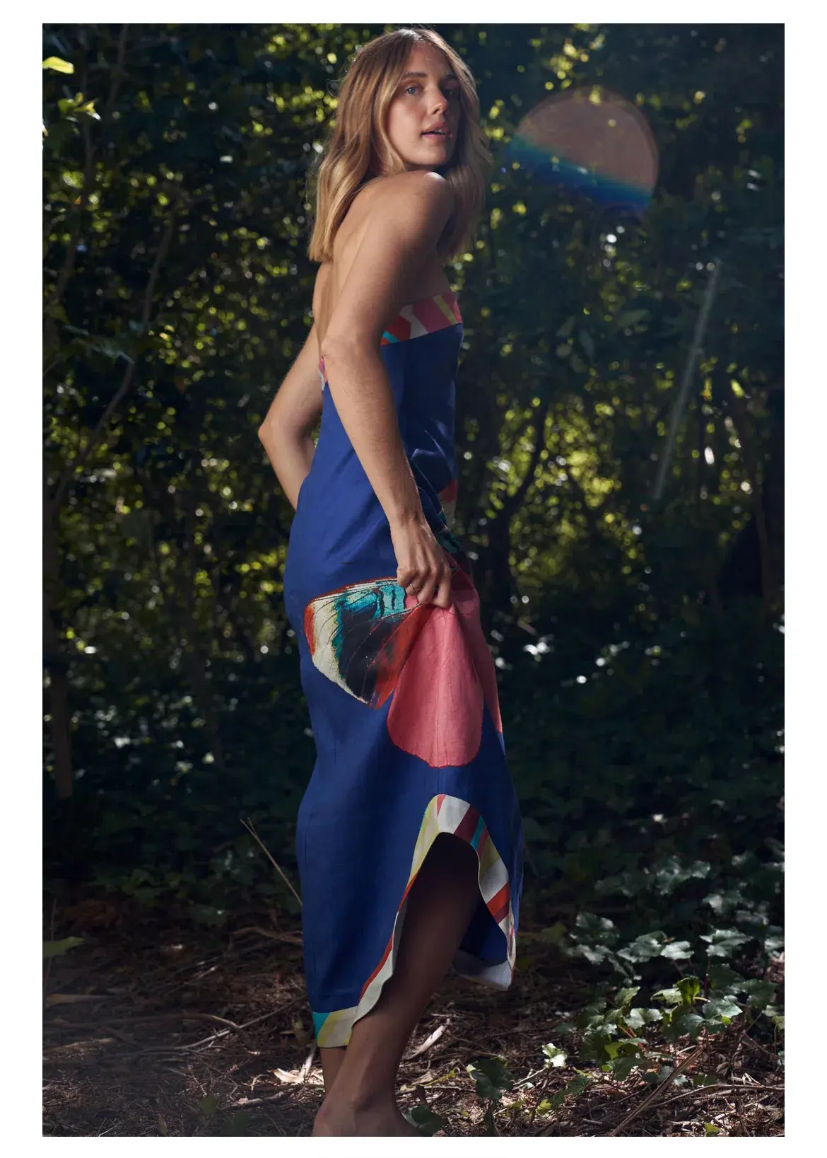 Aston Studio MAEVE DRESS IN NEELAM PAPILLON - Image 2