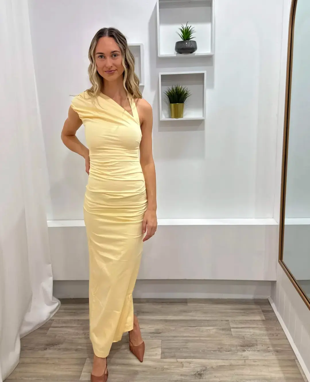 Sir the Label Giacomo Gown Butter Size 8 for rent on The Volte - main image