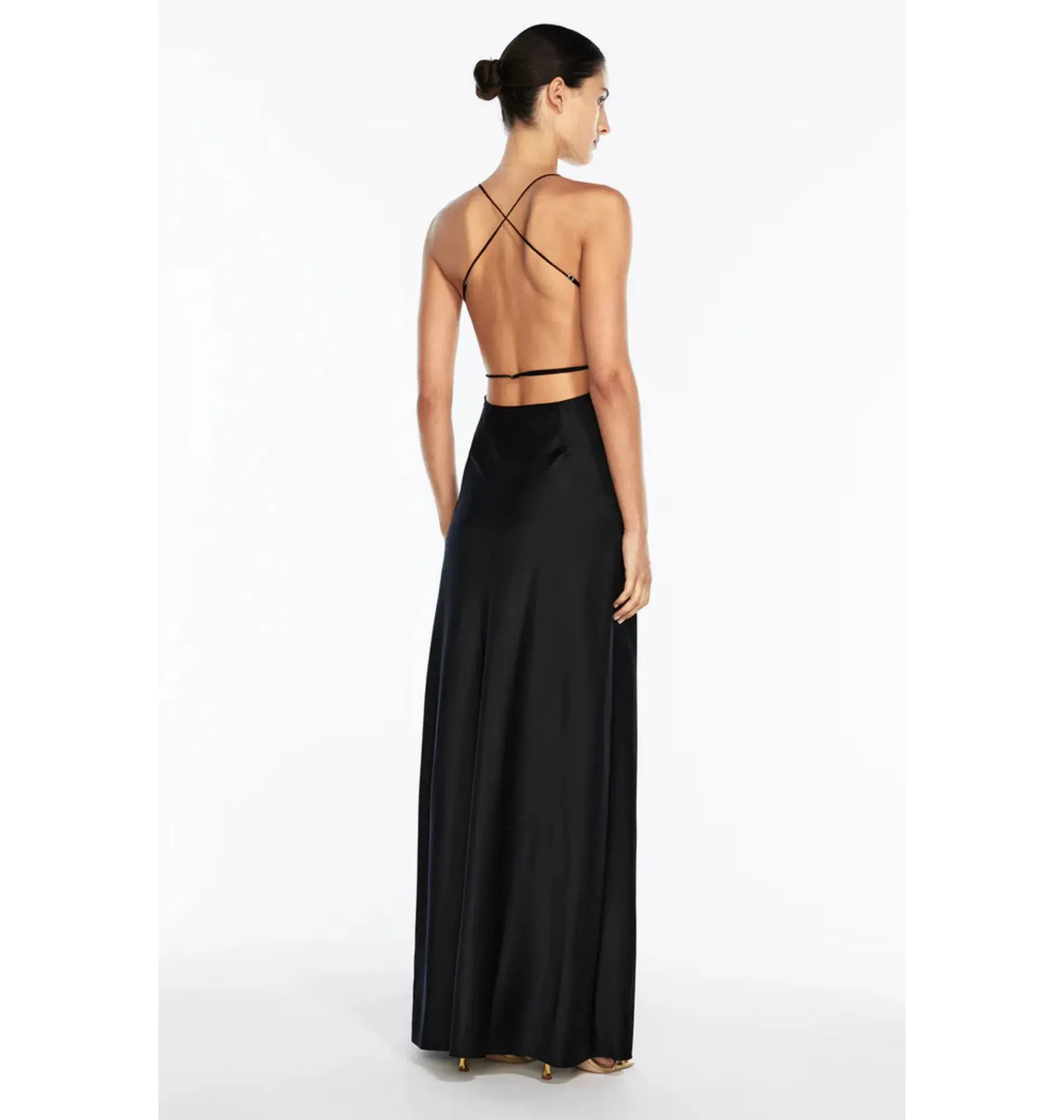 Manning Cartell Liquid Asset Slip Dress Black Size AU 12 Fits 10-12 - Image 4