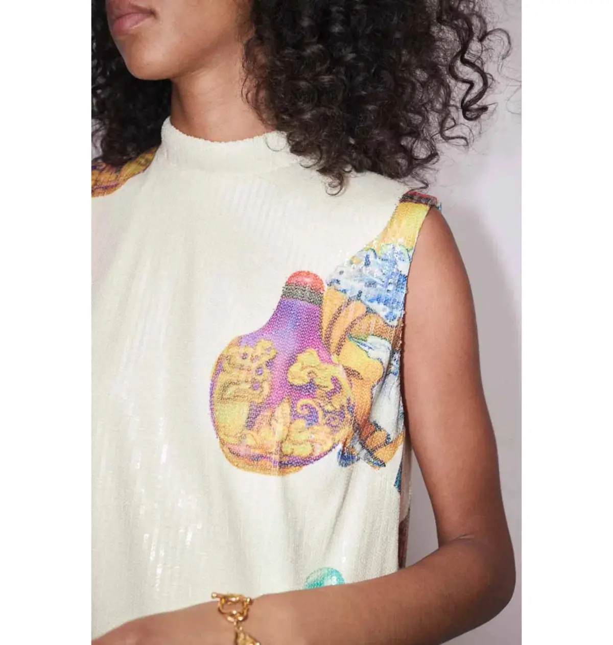 Alemais Chesca Mini Dress Print Size AU 8 - Image 3