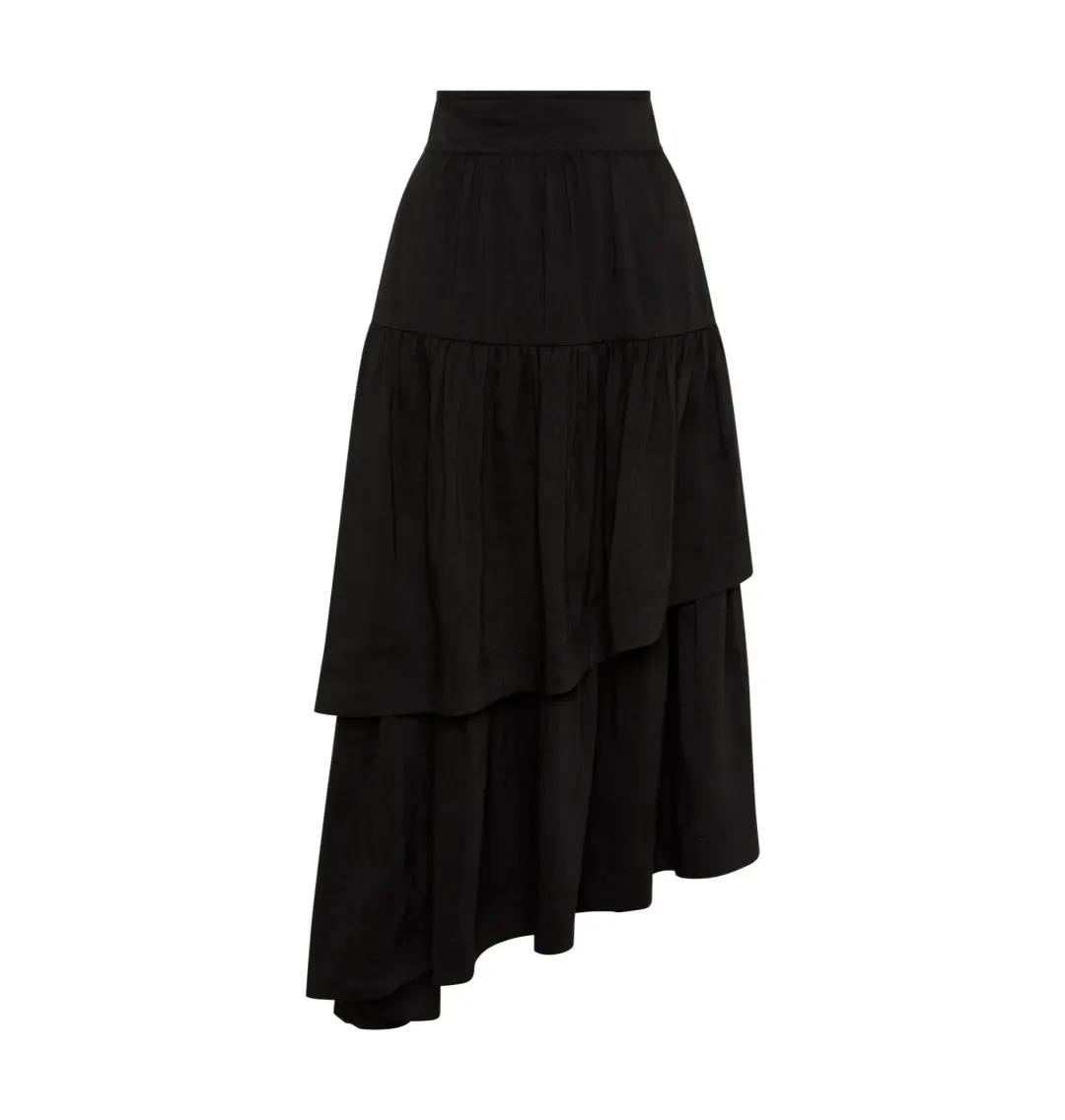 Aje Interlace Midi Skirt Black Size AU 8 for rent on The Volte - main image