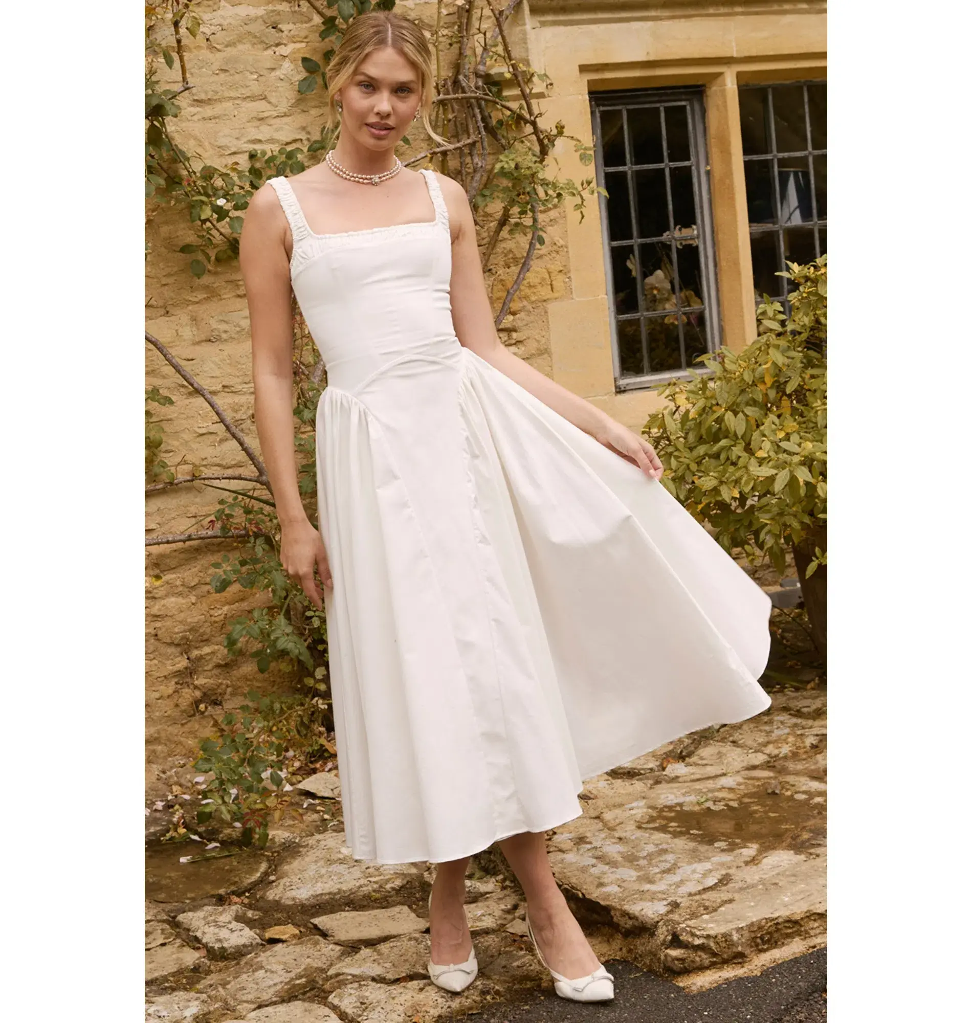 House of CB Dorothy Dress White Size Small / AU 8  - Image 1