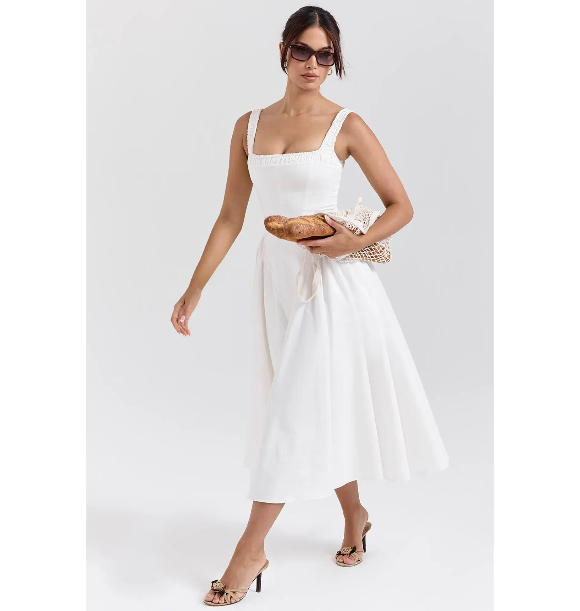 House of CB Dorothy Dress White Size Small / AU 8  - Image 2