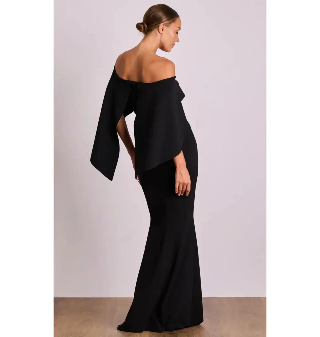 Pasduchas Composure Gown Black Size AU 18 for rent on The Volte - main image