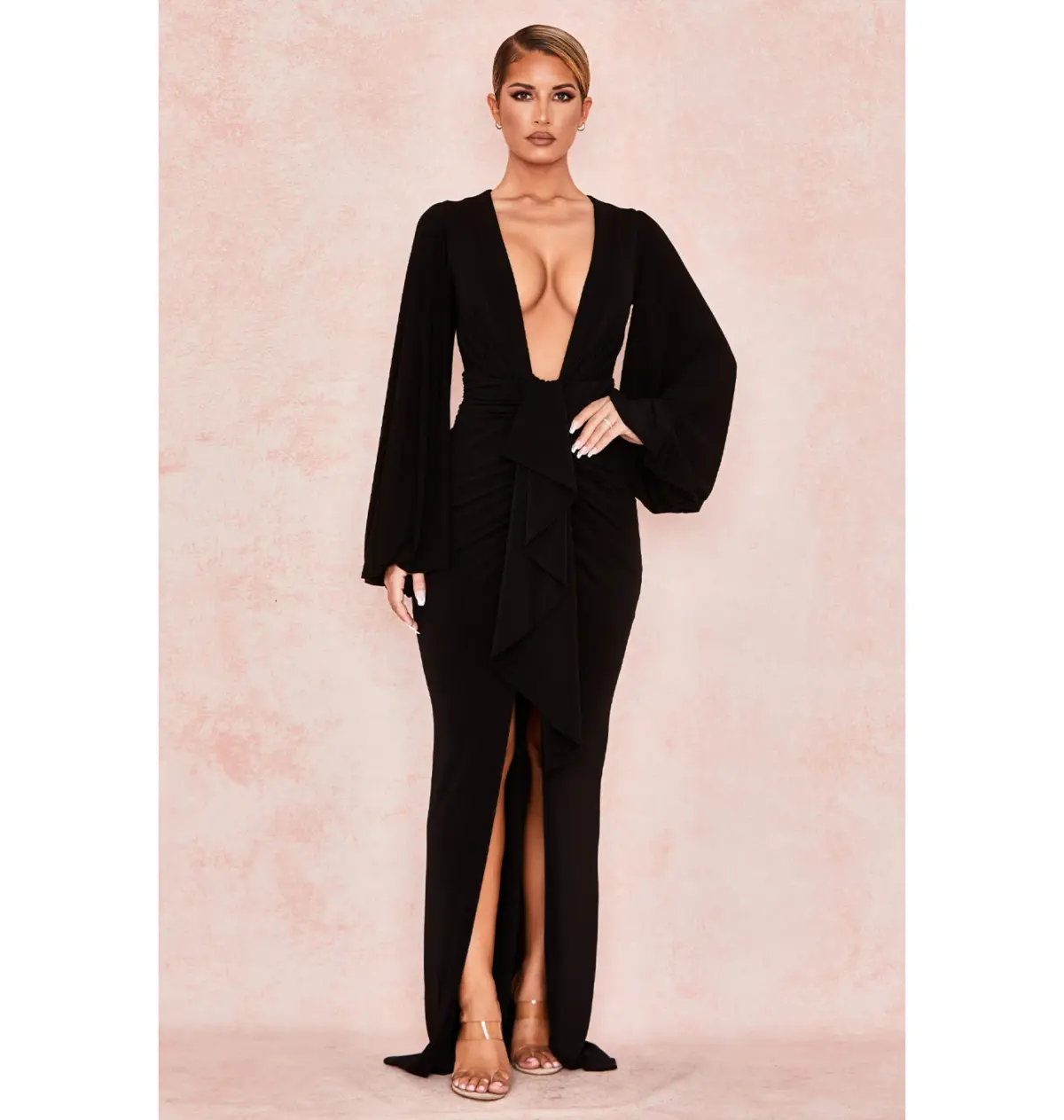 House of CB Alexandra Dress Black Size AU 8  - Image 1
