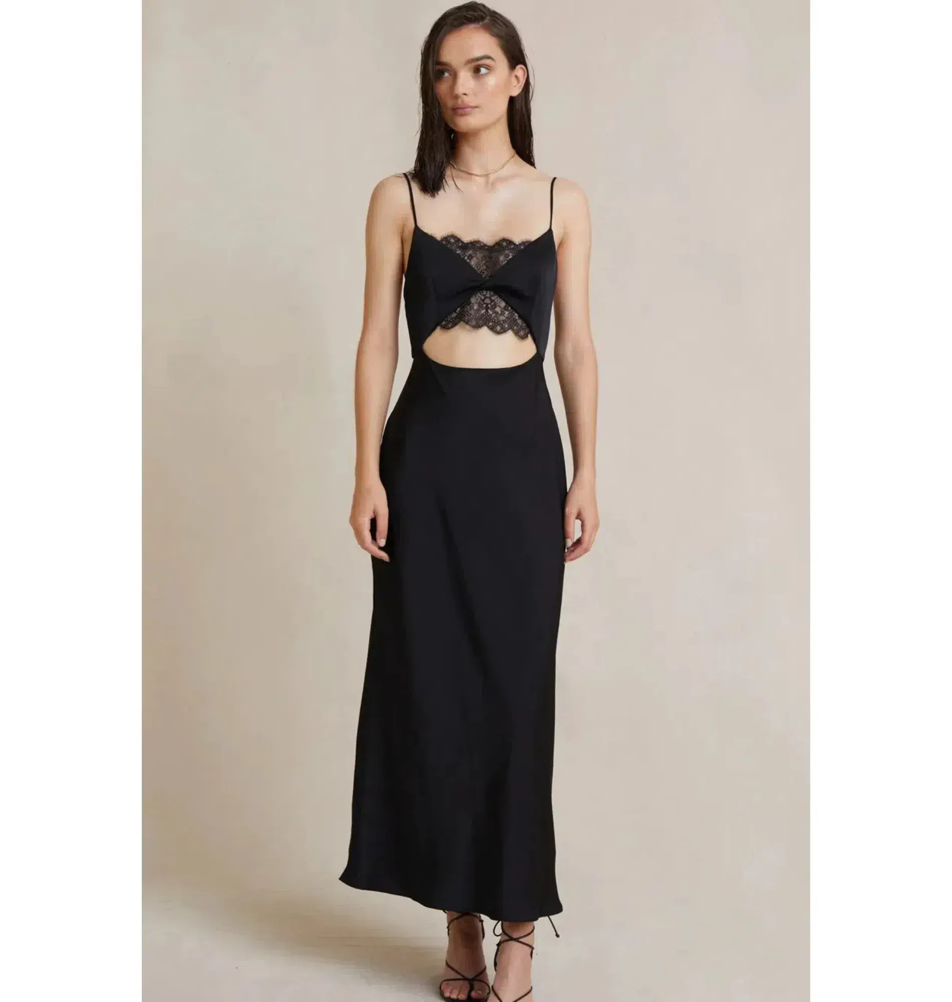 Bec & Bridge Valerie Midi Dress in Black Size AU 12 - Image 1