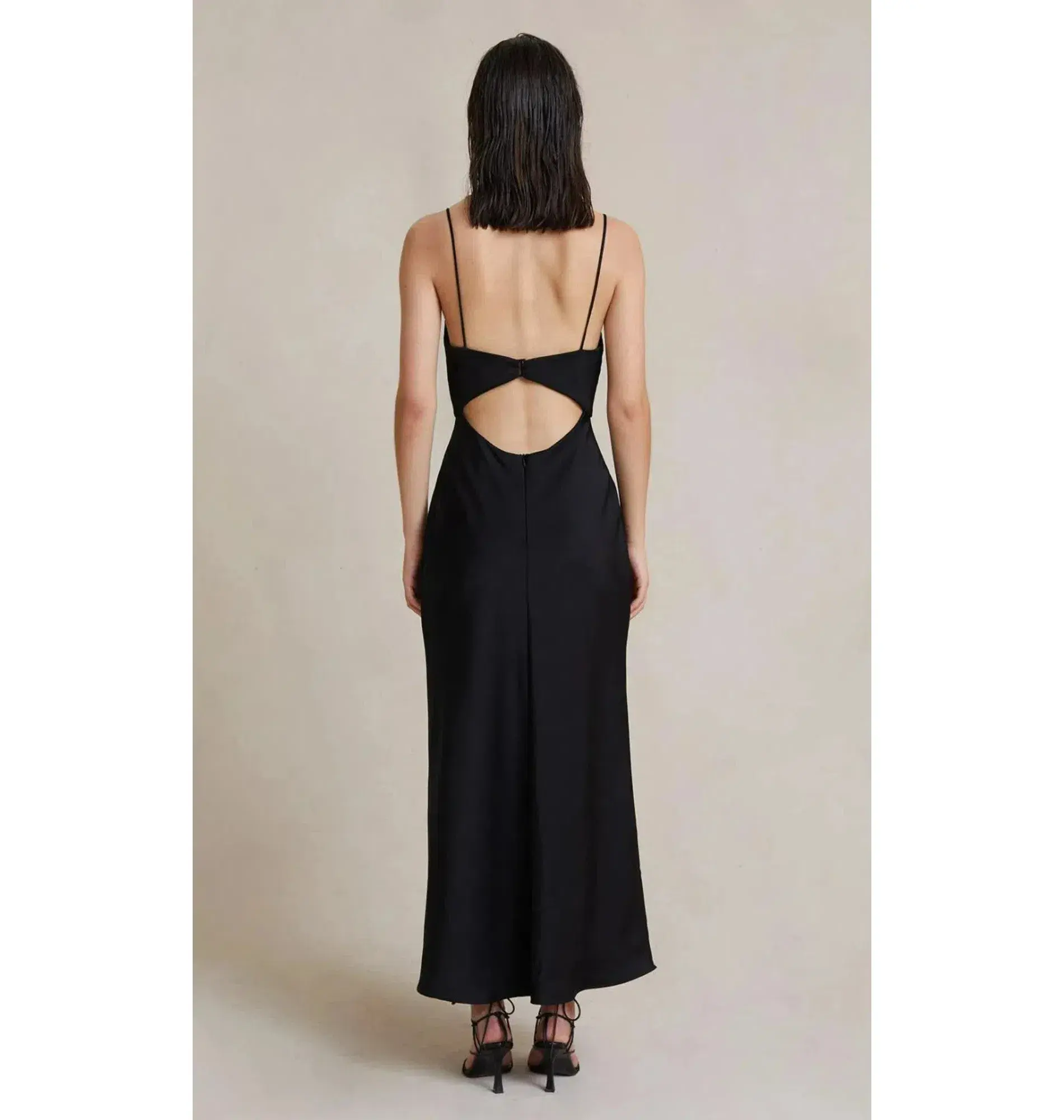 Bec & Bridge Valerie Midi Dress in Black Size AU 12 - Image 2
