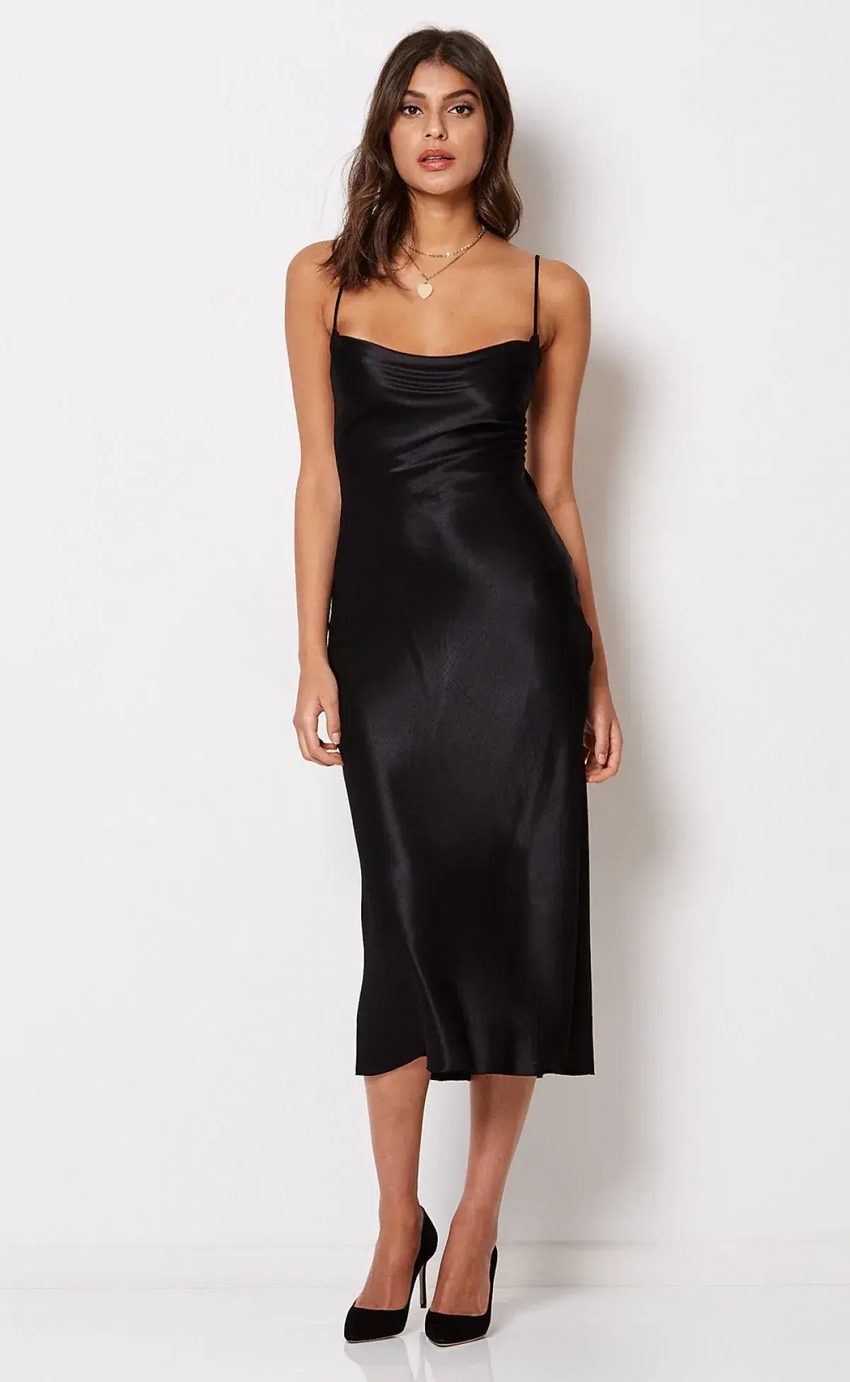 Bec & Bridge Kaia Cowl Dress Black Size 12 - Image 1