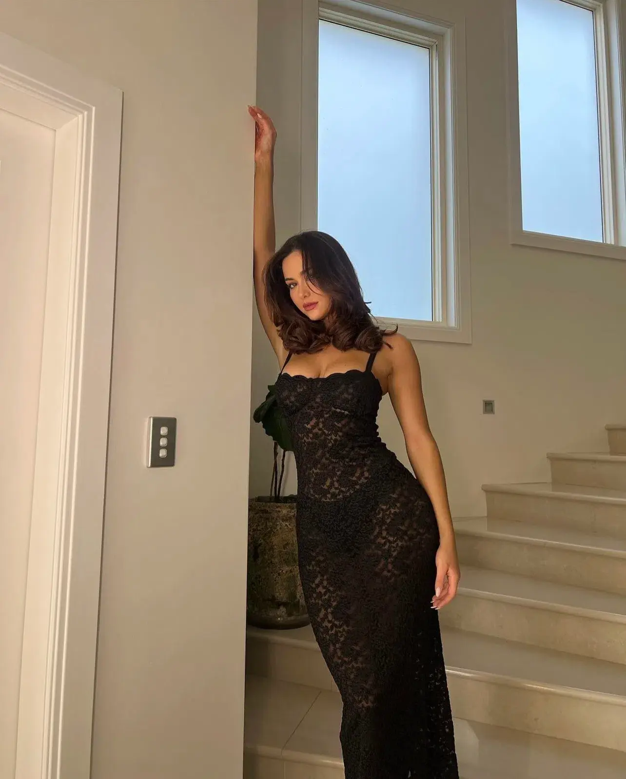 Arcina Ori Margot Dress In Black Size 10 Au - Image 11