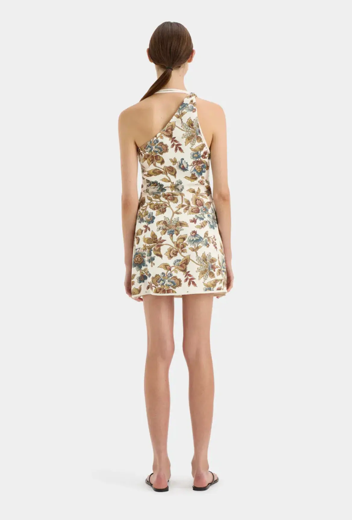 SIR the Label Eleanora Asymmetrical Mini Viola Print Size 0 / AU 6 - Image 4
