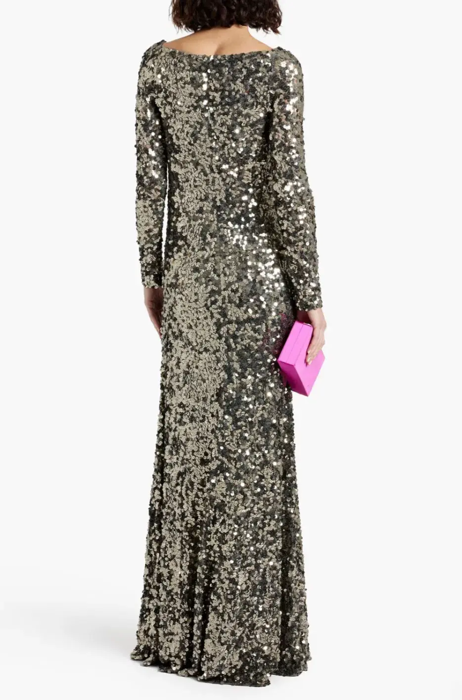 Rachel Gilbert Fleur Gown Gunmetal 4/AU14 - Image 2