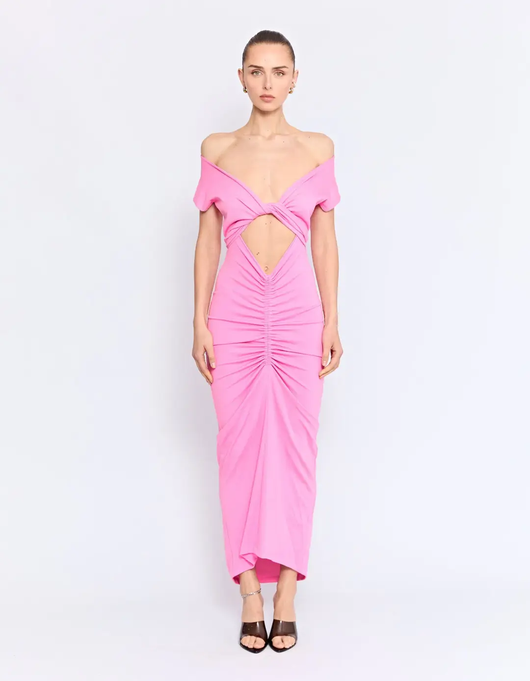 Pfeiffer x Girls with Gems Exclusive Ramos Dress Pink  Size M /Au 10 for rent on The Volte - main image