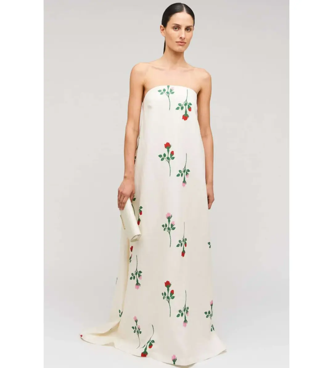 Oroton Rosebud Gown In Antique White Size AU 10 for rent on The Volte - main image