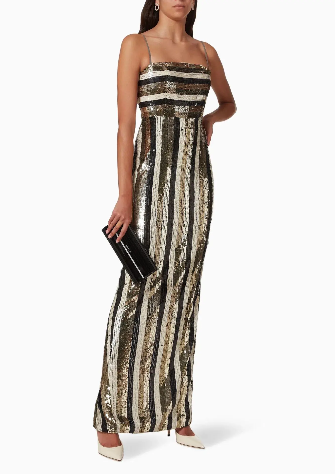 Rachel Gilbert Titan Gown Sequin Size 3 / AU 12 - Image 1