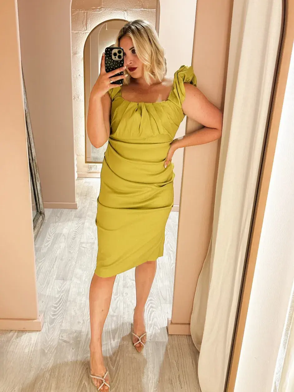 Rachel Gilbert Kalina Dress Green Size 6 / AU 18 - Image 4