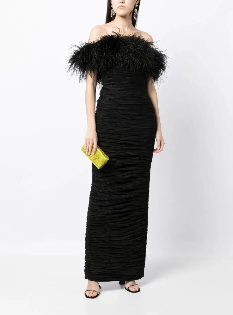 Rachel Gilbert Zion Gown Black Size 1 / AU 8 for rent on The Volte - main image