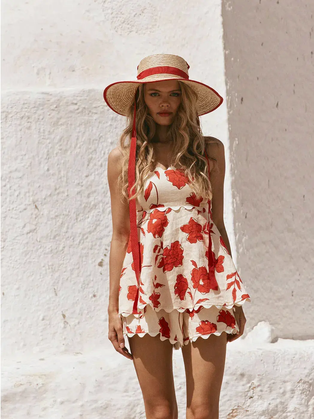 Zaco Marionette Playsuit in Blooming Floral Print Size 8 for rent on The Volte - main image