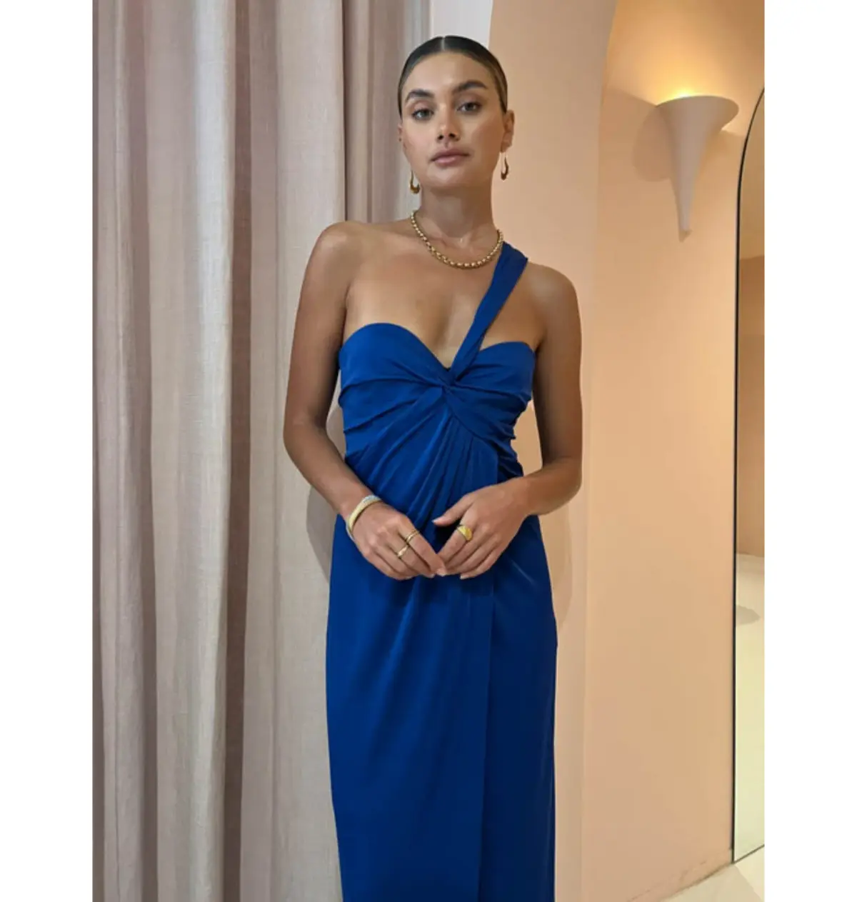 Manning Cartell Haute Pursuit Dress Cobalt Blue Size AU 14 - Image 3