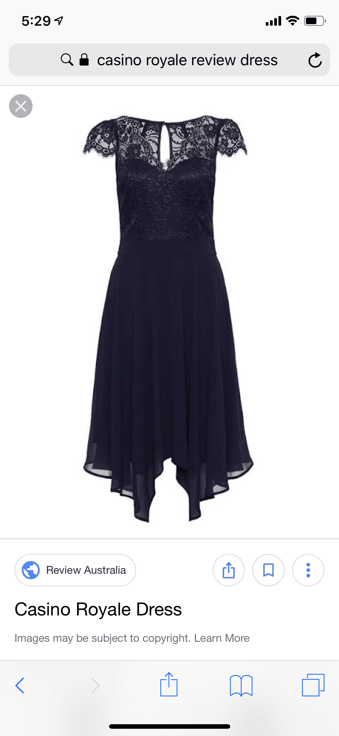 Casino royale navy dress size 10 - Image 2