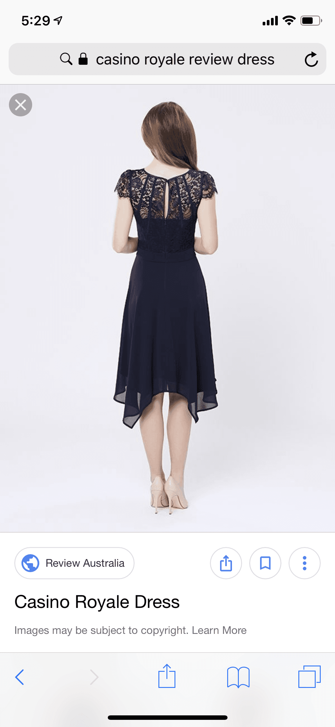 Casino royale navy dress size 10 - Image 3
