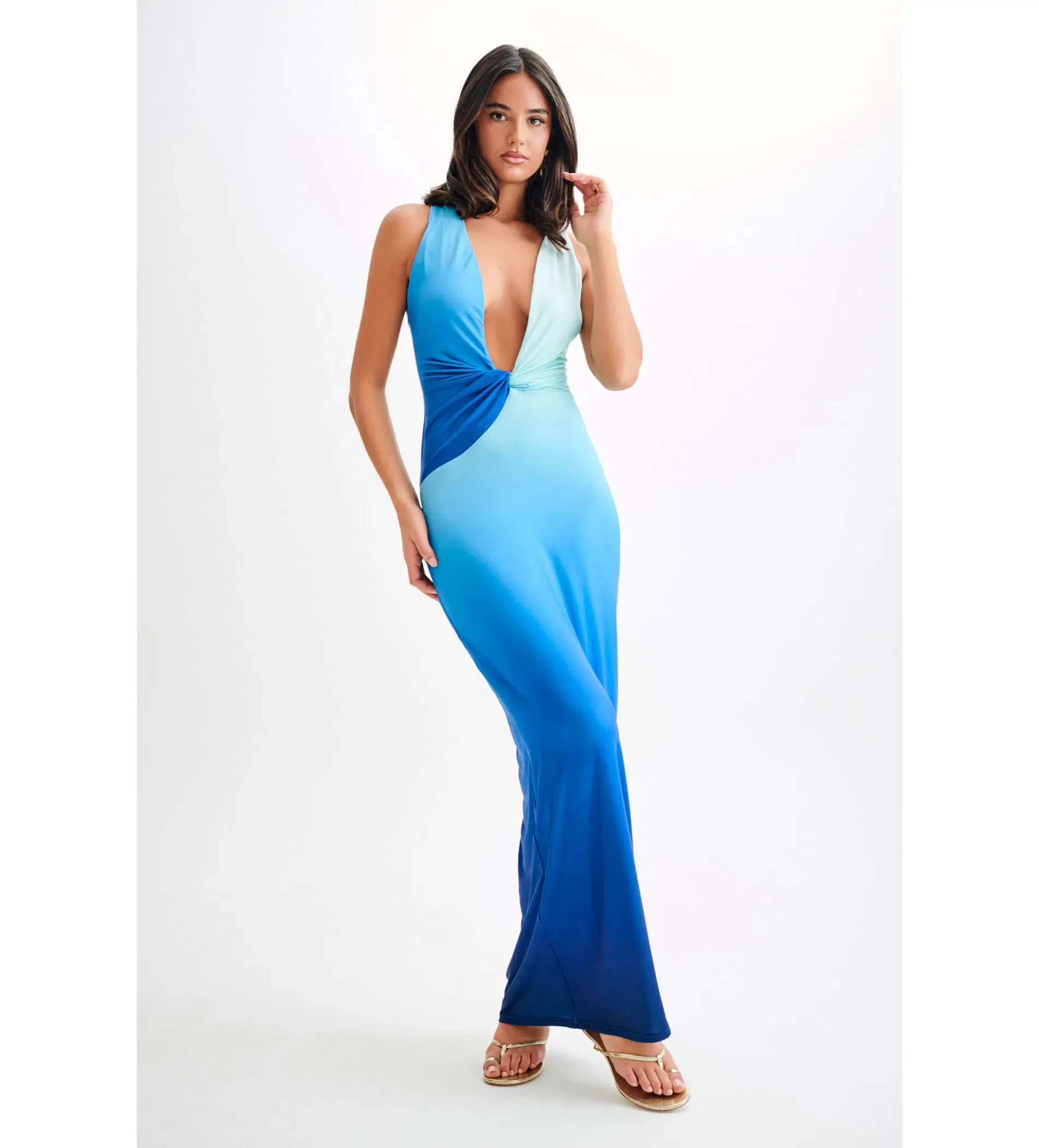 Meshki Stella Dress Blue Size 8 - Image 1