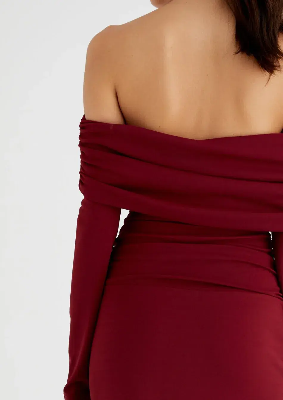 BENNI Lorena Maxi Dress Merlot Size 8  - Image 4