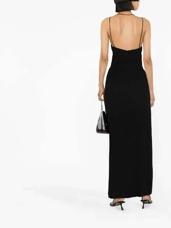 Dion Lee Rivet Pierced Dress Black Size 6 - Image 4