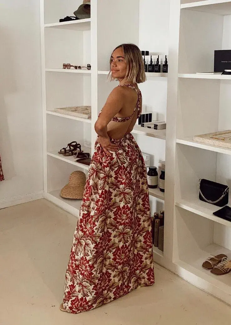 Sir the Label Valetta Maxi Dress Floral Print Size 1 / AU 8 - Image 4