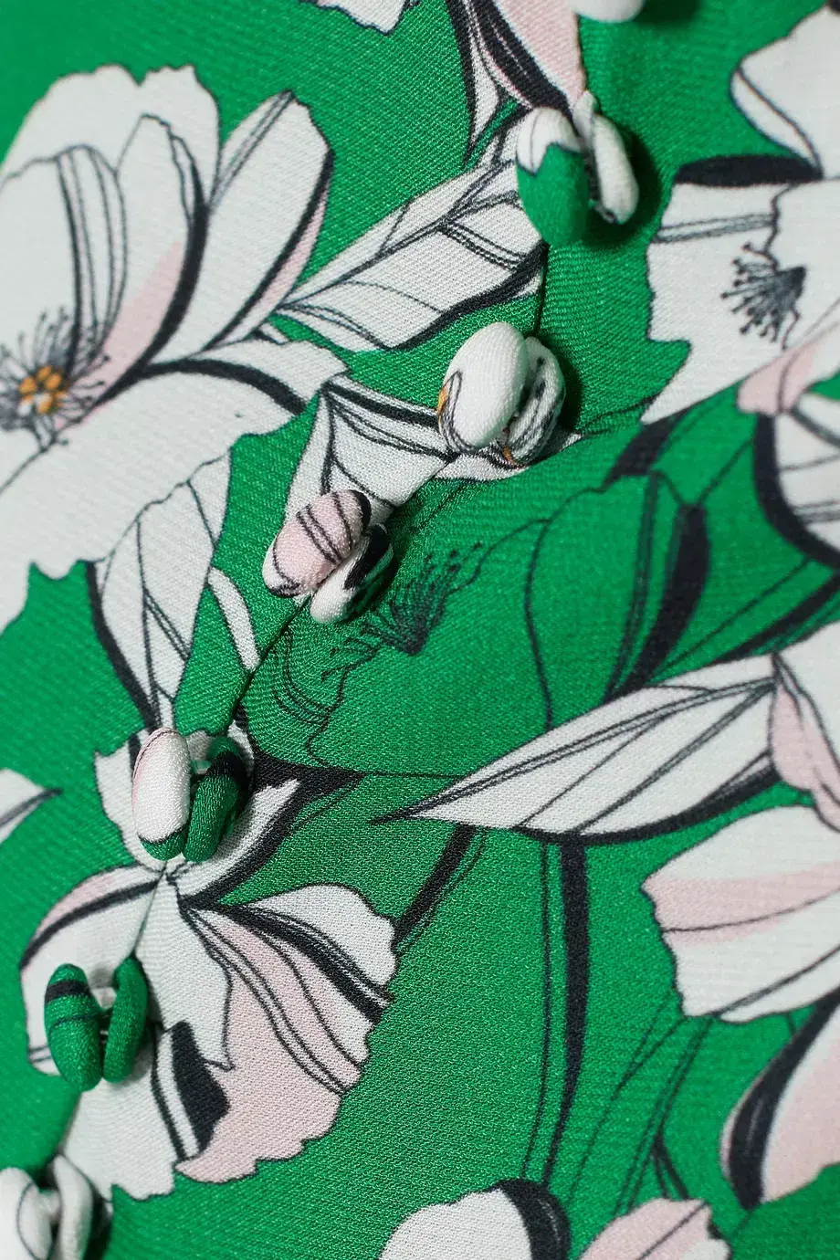 La Maison Talulah That Forever Feeling Midi Dress Green Floral Size 8 - Image 7
