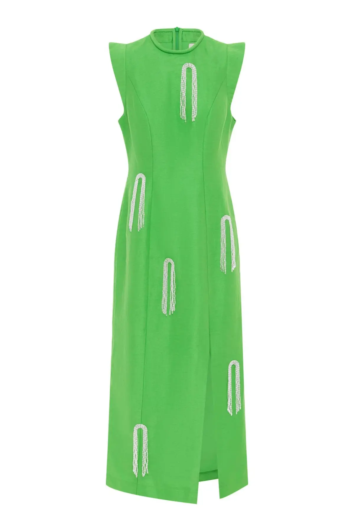 Alemais Dazzle Midi Dress Green Size 8 - Image 4