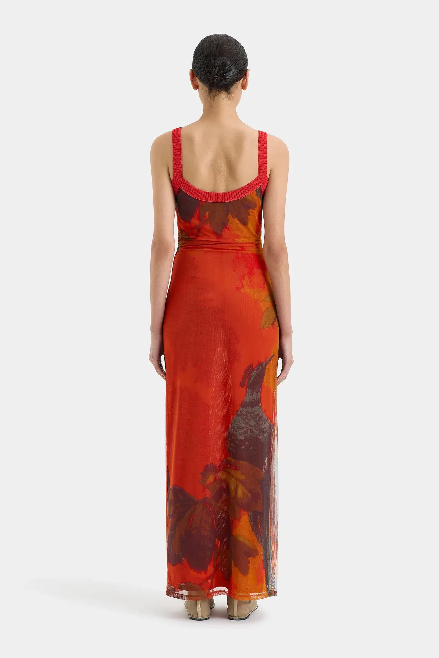 Sir the Label Libertine Tank Midi Dress Wren Print Size 2 / AU 10 - Image 2