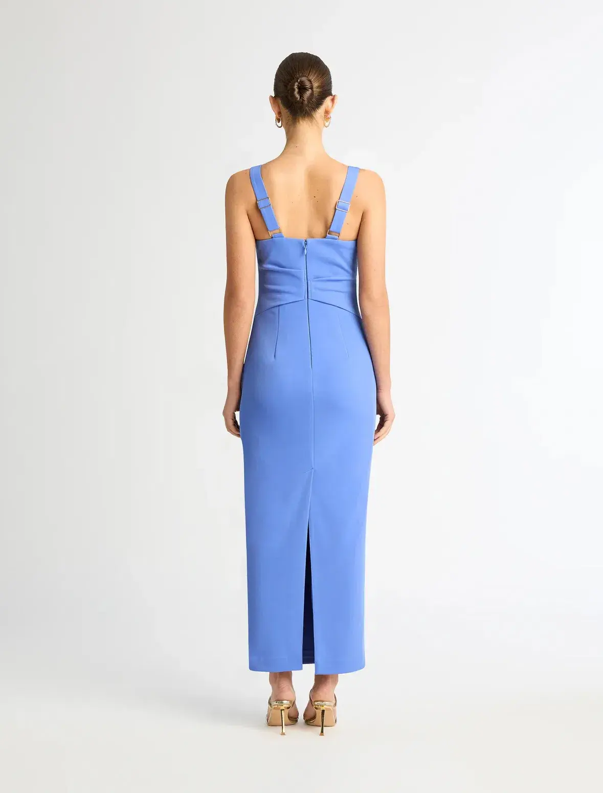 Sheike Modern Love Maxi Dress Cornflower Blue Size 8 - Image 3