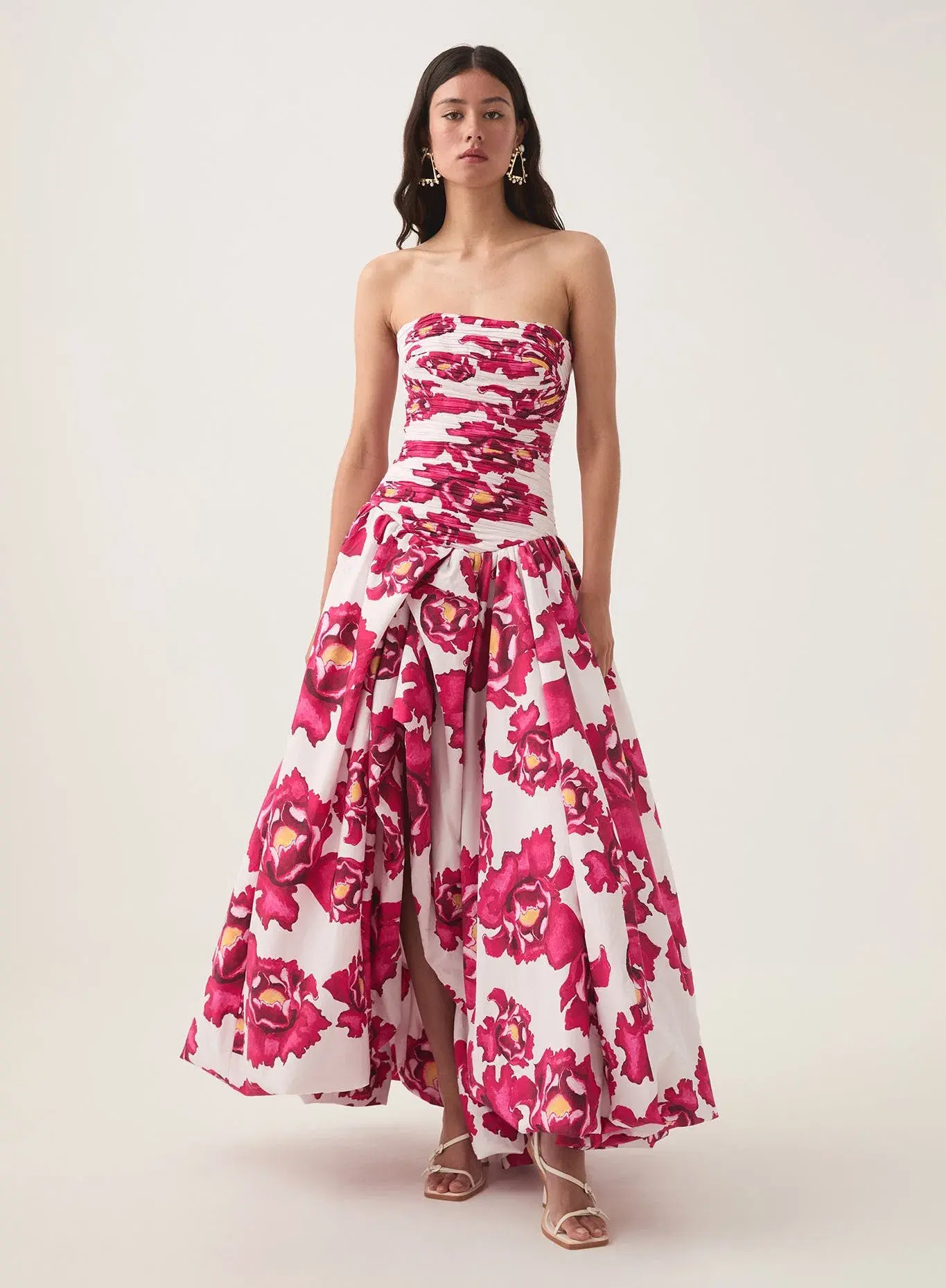 Aje Behold Maxi Dress Boldly Blooming Size 8 - Image 1