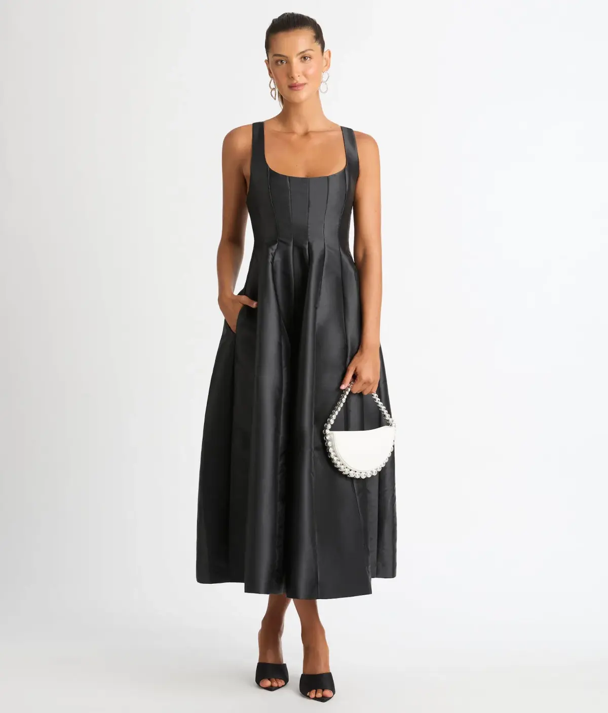 Sheike Karolina Midi Dress Black Size 12 - Image 6